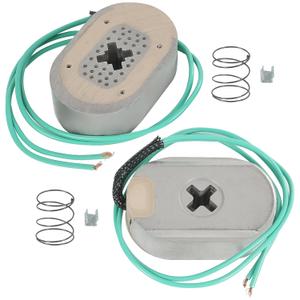10" Electric Trailer Brake Magnet Kit Fits 3500 lbs Axles for 10" x 2-1/4" Electric Brakes Assembly with Retainer Clips and Coil Springs