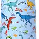 Boys Insulated Water Bottle with Covered Pop-Up Straw,16 oz Kids Cups with Stainless Steel Leak Proof for School (Blue-Dinosaur)