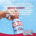 SPLASH REFRESHER Sparkling Water, Black Cherry - 8-Pack, 12 Fl Oz Cans - Flavored Carbonated Seltzer Water with Electrolytes, Zero Sugar & Zero Calories (EXP 10/16/26)
