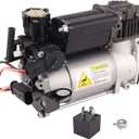PAROD 2203200104 2113200304 Airmatic Air Suspension Compressor Pump Fit for 2000-2009 Mercedes-Benz CLS500, CLS55 AMG, CLS550, CLS63 AMG, E320, E350, E500, E55 AMG, E550, E63 AMG, S430, S500, S600