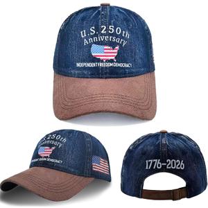 250th Anniversary Retros Hat 1776 2026 Vintage Baseball Hats Golf Caps for Mom Gift Hat