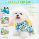 XPUDAC 4 Pack Dog Pajamas Soft Strechy Summer Doggie Clothes for  Dogs Boy Girl Dog Onesie Puppy Pjs Cat Apparel, Medium