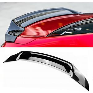 Rear Spoiler Compatible with 2018-2022 Honda Accord, R Style Duckbill Fits for 2018 2019 2020 2021 2022, Exterior Trunk JDM Highkick Wing Lip (Glossy Black)
