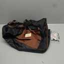 Dog Car Seat for Dogs - Waterproof Dog Booster Seat for Car with Storage Pockets, Clip-On Safety Leash and Soft Plush Cushion, Pet Travel Carrier Bed with Durable Belts up to 25 lbs (Brown, Medium)