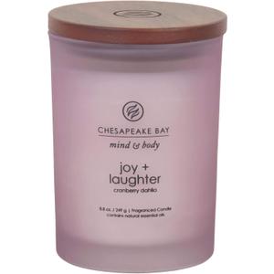 Chesapeake Bay Candle Scented Candle Joy + Laughter (Cranberry Dahlia) Medium Home Dcor