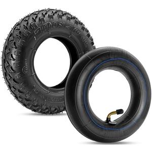 Felixstory 200x50 Scooter Tire, 200x50 8x2 Inner Tube Set No Flats Tire for Razor E100 E150 E200 Power Core E100 Dune Buggy Epunk Powerrider 360, 8 Inch Offroad Electric Scooter Replacement Wheels