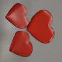 Ferraycle 30 Pcs Magnetic Valentine's Day Garage Door Decorations Heart Garage Door Magnets Love Heart Garage Door Decor Car Magnets Stickers Refrigerator Magnets Decals