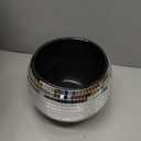 NPW Disco Ball Ice Bucket Large Mirrored Cocktail & Champagne Ice Bucket for Parties, Girls Night & Bachelorette