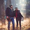 NATURE PIONEOR Water Bottle Holder with Strap,Water Bottle Carrier Bag Sling Sleeve with Adjustable Shoulder Strap & Handle and Large Phone Pocket for Walking,Hiking,Travelling for 25oz/32oz/40oz/64oz (Magenta Red)