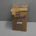 LMJP Crystal Cat Litter with Powerful Odor Control, Non-Clumping, Lasts Up to 2 Months, 8.6lb, Rapid Water Absorption, Unscented & Low Tracking Lightweight White Silica, 2 Pack of 4.3lb