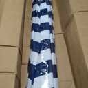 PICNIC TIME Outdoor Canopy Sunshade Beach Umbrella 5.5', Small Patio Umbrella, Beach Chair Umbrella, (Blue & White Stripe)