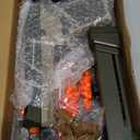 2Pack Soft Bullet Toys - Semi-Automatic Handgun with Shell Ejection and Auto Rebound, Outdoor Game Toy Foam Blasters & Guns for Boys Girls Halloween Christmas Birthday Gifts (Sig17-Black+Green)