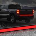 60 Inch Tailgate Light Bar, Aluminum Frame LED Tailgate Light Strip for Truck, Pickup,Trailer with Red Running Brake & Red Squential Turn Signal