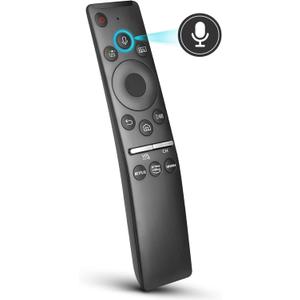 Voice Remote for Samsung Smart TV QLED UHD Frame Curved Solar 4K 8K Q60 Q70 Q80 Q90 8 Series 9 Series TU8000 AU8000 CU7000 CU8000 DU7200 DU8000 Voice Remote Control Replacement