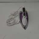 BLACK+DECKER IR1350S Professional Steam Iron with Stainless Steel Soleplate and Extra-Long Cord, Purple