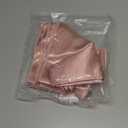 ANECO 12 Pieces Satin Napkins Soft Dinner Napkins Square Table Napkins 17 x 17 Inches for Restaurant Weddings Party Dinner Decoration (Rose Gold)