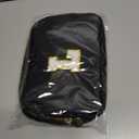 Graduation Gifts for Him - Crossbody Bag for Men, Sling Bag / Waist Pack for Travel & Sports, Initial White L, Black