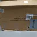 Stainless Steel Litter Box | XXL Deepened 8" Design Enclosed Box with Lid for Big Cats | High Sided, Anti-Urine Leakage | Non-Stick Bottom & Includes Litter Mat & Metal Scoop (Silver Gray)