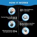 TubShroom Ultra Revolutionary Bath Tub Drain Protector Hair Catcher/Strainer/Snare Stainless Steel, Single Pack