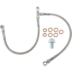 Silver Turbo Oil Feed & AVCS Line Kit  Compatible with Subaru WRX 2006-2014 WRX STi 2004-2021 LGT 2005-2009 FXT 2004-2008