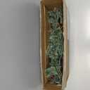 SHareconn 2 Pcs 6FT Prelit Smokey Christmas Garland with Battery Operated Timer, Multi-Color Lights, Lighted Cedar Pine Garland with Cones for Mantle Stairs Fireplace Indoor Outdoor Decoration, 6 FT