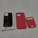 TUCCH PU Leather Case for iPhone 16 Pro Max with Detachable Magnetic Wallet Stand with [5 Card Holders] [RFID Blocking] [Wireless Charging], Slim Anti-Slip Cover for iPhone 16 Pro Max, Raspberry Red