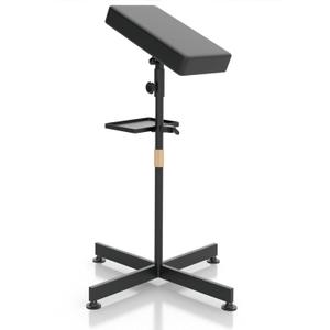Tattoo Armrest Stand With Tray - ZHOOGE Height Adjustable Tattoo Leg Rest Stand Soft Pad for Tattoo Supply