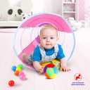 Play Tunnel for Toddlers 1-3, Tunnel for Kids to Craw Through Sensory Toys for 1 Year Old Boy Girl Babies Kids, Indoor Outdoor Great for Motor Function