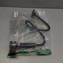 Phone Holder with Page Turner Remote Gooseneck Phone Stand with Clicker for Reading, Flexible Mount with Wireless Scrolling Ring for iPhone/Tiktok/Short Video