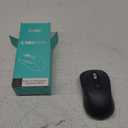 Wireless Mouse with 2 Bluetooth and 1 USB, 4-Way Scrolling, Full Size Mouse, Silent, Long Battery Life, Adjustable Cursor Speed, for Computer, Laptop, Tablets, iPad, Desktop, MacBook (Side Buttons)