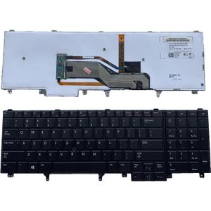 Laptop Replacement US Layout with Backlight with Pointing Keyboard for Dell Latitude E6520 E6530 E6540 E5520 E5530 Precision M4600 M6600 M6700 M6800 M4700 0HG3G3