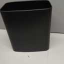 Cesun 3.4 Gallon Bathroom Trash Can, Small Office Garbage Can, Slim Metal Waste Basket for Bedroom, Dorm, Toilet, Near Desk, Under Sink, RV (Black)