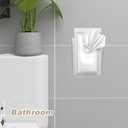 2Pcs Kitchen Wipes Holder Dispenser, Wall Mounted Acrylic Wipes Container Wipe Container Clear Tissue Box for Bathroom, Kitchen, Bedroom, Toilet, Home(COLOR:clear)