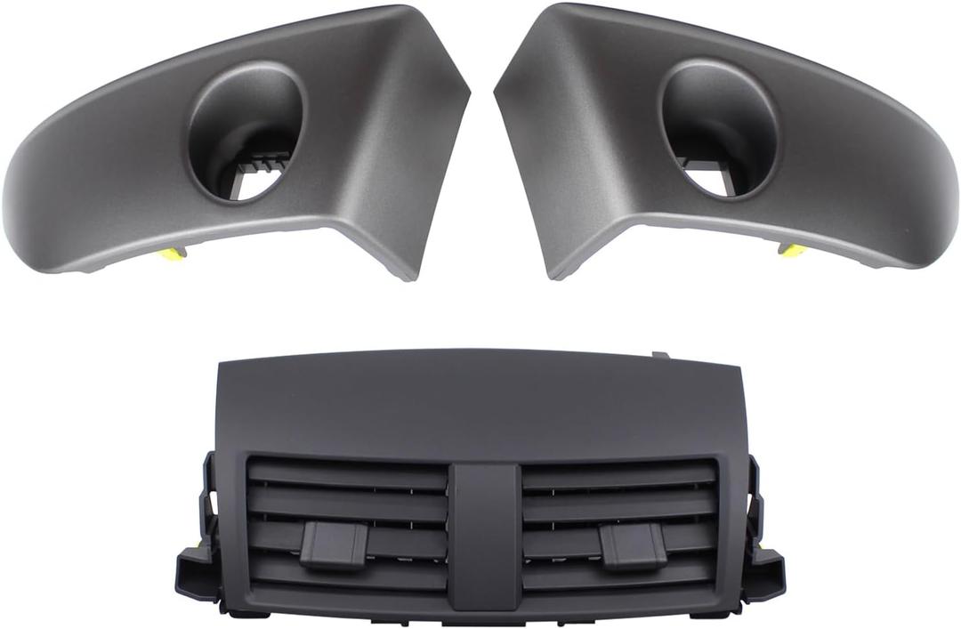 ApplianPar Center A/C Dash Vent and Panel Bezel Trim for Toyota RAV4 2006 2007 2008 2009 2010 2011 2012