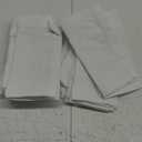 PurpleEssences Set of 12 Hemstitch Cloth Dinner Napkins 100% Cotton - Soft Durable Washable - Ideal for Wedding Fall Thanksgiving - Perfect Everyday Use Table Linen 18x18 - White