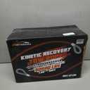 Kinetic Recovery Rope,1.26" x30ft Heavy Duty Offroad Tow Rope/60600 lbs Snatch Strap with Soft Shackles, 100% Nylon Offroad Towing Straps Kit for Truck ATV UTV SUV Jeep Car Tractor - Green