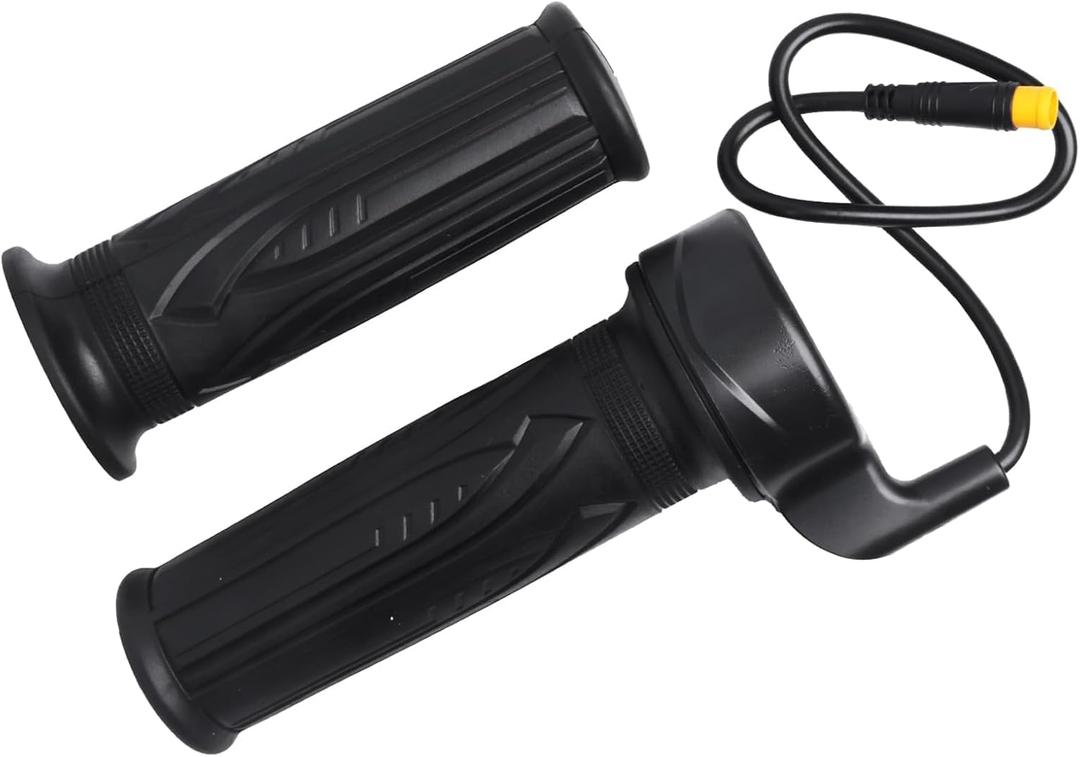 20X Full Twist Throttle Grip, 12V-72V Electric Bike Throttle, Waterproof Twist Throttle for E-Bike, Scooter, Motorcycle & Powersports, with Waterproof Connector