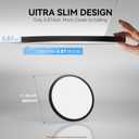 WKONCLDY 12Pack 3200lm LED Flush Mount Ceiling Light, Super Slim 12 inch Ceiling Light, 5000K LED Light for Bedroom, Living Room, Dining Room
