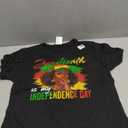 Juneteenth Is My Independence Day Black Women 4th Of July T-Shirt, S