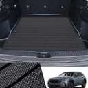 Sunsdrew Cargo Liner for 2023 2024 2025 Mazda CX-50 Accessories TPE Cargo Mat All Weather Odorless Anti-Slip Rear Cargo Tray Heavy Duty Trunk Mat Black Trunk Floor Mat