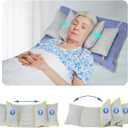 Mybow Neck Stabilizer Wedge Surgery Pillows for Sleeping Upright Head Straight Medical Positioning Wedge Recliner Wheelchair Neck Support Side Sleeper Head Positioner Elderly Disabled Bedridden (Grey)