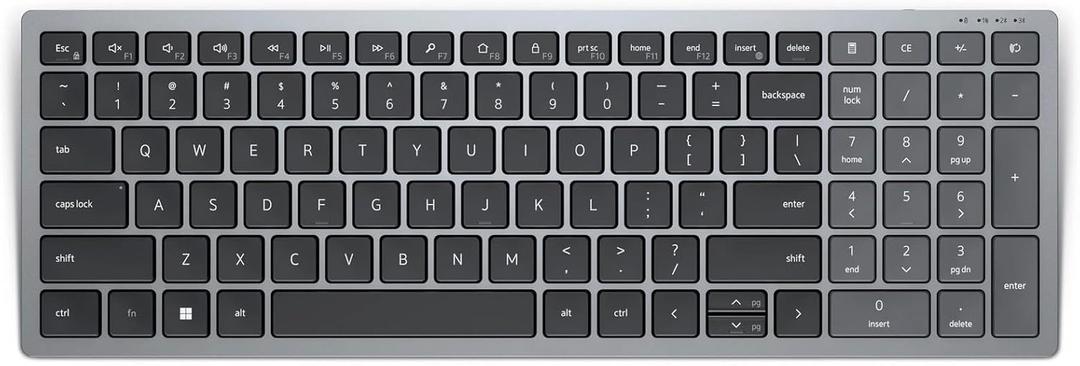 Dell Keyboard KB740 - US Layout - Titanium Grey