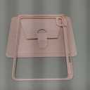 JETech Rotating Case for iPad (A16) 11th/10th Generation (2025/2022) with Pencil Holder, 360 Degree Rotation Protective Stand Cover Clear Back, Auto Wake/Sleep (Sandy Pink)