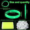Kigeli 60 pcs Glow Sticks with Connectors Party Favors, 9" Glow Wristbands in The Dark Party Supplies for Carnival, Easter, Halloween, and Music Festival Supplies