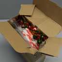 Tuanse 12 Pcs Candy Christmas Decorations Paper Lanterns DIY Ornaments Set with 8 Inch Paper Lanterns 6.6 Ft Christmas Garland and Tools for Holiday Xmas Indoor Outdoor Decor(Red White Candy)