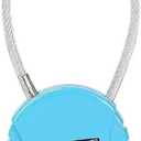 3Digit Password Combination Padlock Suitcase Luggage Metal Code Lock Coded Keyed Theft Locks Drawer Lock Hardware 4 Pcs (Color : Pink, Blue, Black, Red)