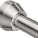 TEECK Shower Curtain Rod, 32-79 inch Adjustable Tension Spring, 1 Inch Shower Curtain Rod Tension, Premium Stainless Steel, Anti-Slip, No Drilling, No Rust, for Bathroom, Nickel