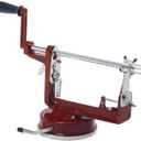 Norpro Apple Master-Apple, Potato, Parer, Slicer & Corer with Vacuum Base, Red frame