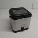 Chefman Fry Guy, The Most Compact & Convenient To Deep Fry Comfort Food, Restaurant-Style Basket With A 1.6-Quart Capacity, Easy-View Window & Adjustable Temp Control, Stainless - 1.5 Liter (Stainless - 1.5 Liter)