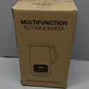 50oz Nut Milk Maker Machine(Stainless Steel) Blender, 8-in-1 Automatic Soy Milk Maker for Vegan, Homemade Almond/Coconut/Oat Plant-Based Milk with 18H Delay Start,4H Keep Warm, Self-Clean& Boil Water